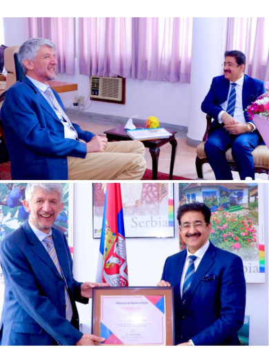 Sandeep Marwah Awarded by Embassy of Serbia thumbnail_img_3500