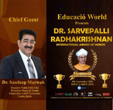 Dr Sarvepalli Radhakrishnan International Award for Sandeep Marwah thumbnail_05974e4f-fc42-48df-8813-481a3e0ab506