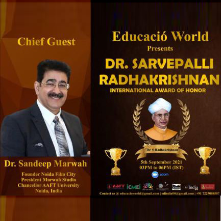 Dr Sarvepalli Radhakrishnan International Award for Sandeep Marwah thumbnail_05974e4f-fc42-48df-8813-481a3e0ab506