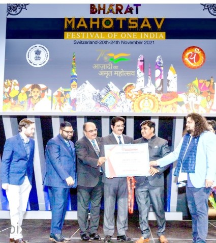 Sandeep Marwah Honored in Zurich at Bharat Mahtotsav thumbnail_img_3078