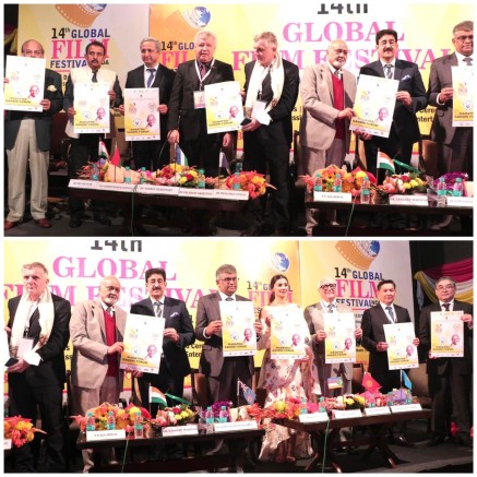 Poster of Mahatma Gandhi Released at 14th Global Film Festival Noida thumbnail_img_4187