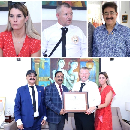 Renowned Boxing Player Mike O Brien at Marwah Studios img_3953