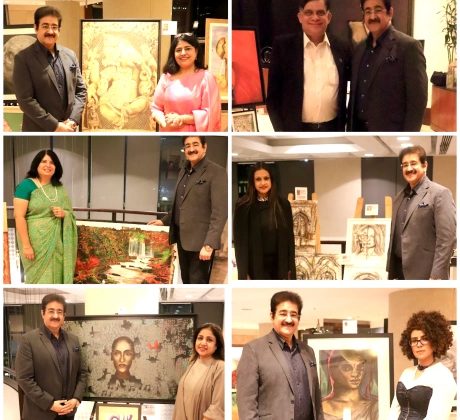 Sandeep Marwah Inaugurated Exhibition of Paintings and Sculptures img_5944