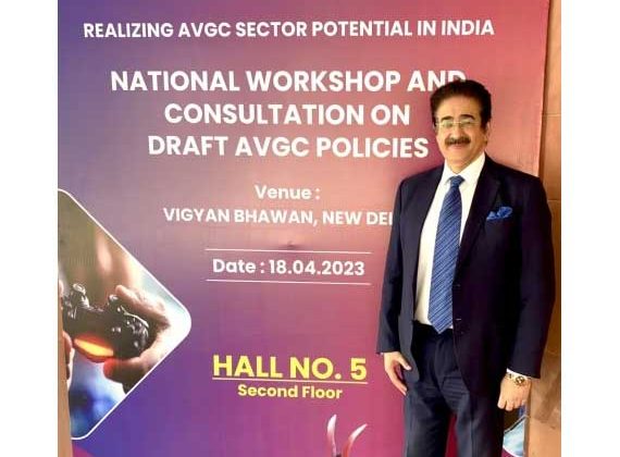 Sandeep Marwah Special Invitee at AVGC Meet at Vigyan Bhawan thumbnail_img_2306