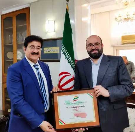 Faridoddin Faridsr Appointed as Patron of Indo Iran Film and Cultural Forum 349304802_3458732414375242_9048352698129322880_n