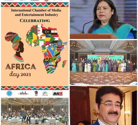 AAFT Chancellor Sandeep Marwah Special Invitee at Africa Day Celebrations 350251184_573033974979999_4821977231216238382_n