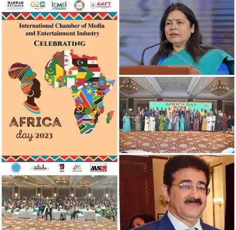 AAFT Chancellor Sandeep Marwah Special Invitee at Africa Day Celebrations 350251184_573033974979999_4821977231216238382_n