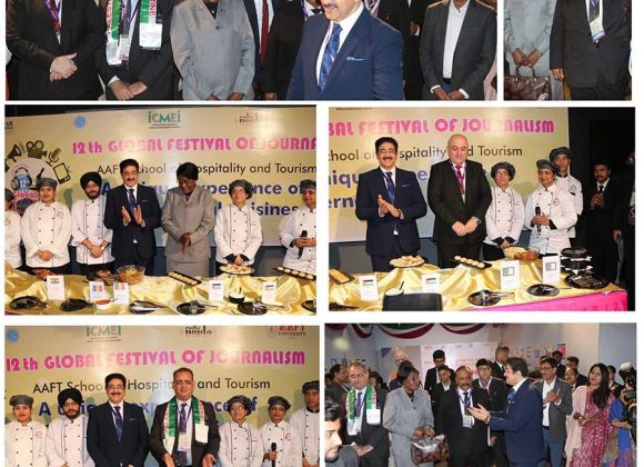 Culinary Delights from Algeria, Chad, Kyrgyzstan and Palestine Grace the 12th Festival of Journalism Noida 2024 428230194_419220504098255_7112699757278495100_n