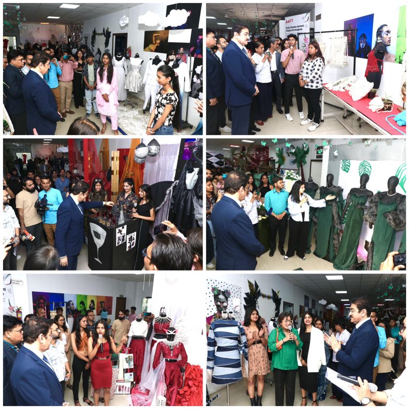 AAFT School of Fashion and Design Showcases Exquisite Garments at Style Odyssey Exhibition 433132287_10159179556756065_2943993343545894445_n