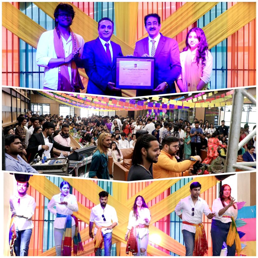 Holi Celebration at Marwah Studios Enthralls Attendees with Vibrant Colors and Cultural Exchange 433439876_10159179564246065_8332614775251391092_n