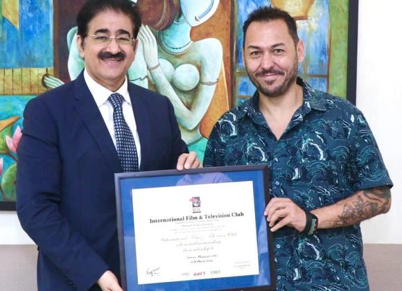 Award-Winning Colombian Filmmaker Daniel Mendoza Leal Visits Marwah Studios in Noida 434410309_10159191497786065_3550362335213466741_n