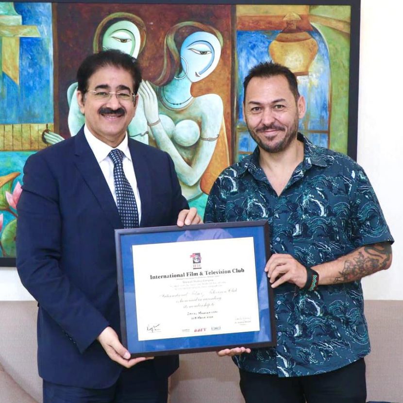 Award-Winning Colombian Filmmaker Daniel Mendoza Leal Visits Marwah Studios in Noida 434410309_10159191497786065_3550362335213466741_n