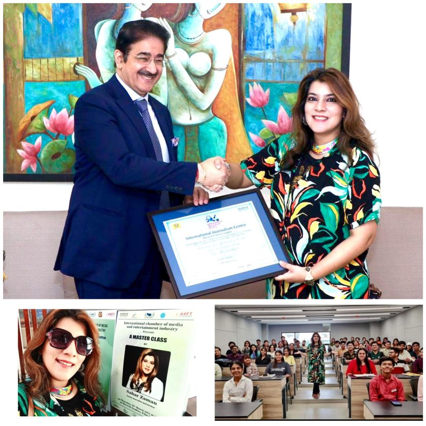 Renowned Journalist Sahar Zaman Conducts Powerful Workshop at AAFT School of Journalism and Mass Communication 434540763_10159191490501065_724956386791994696_n