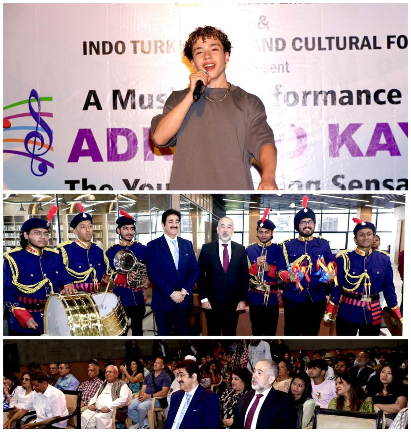 “ICMEI-A Musical Extravaganza” Unites Cultures through Music: Adriano Kaya Mesmerizes Indian Audience 434687958_10159198317046065_8486503003315800039_n