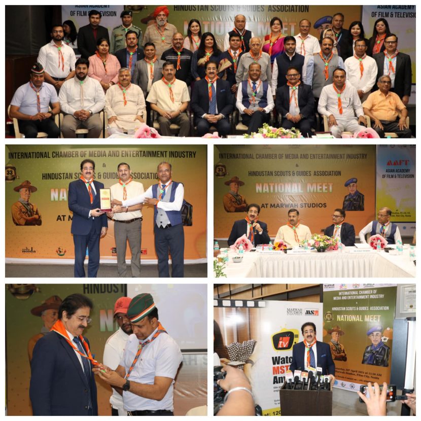 Dr. Sandeep Marwah Honored with the Role of Commissioner International by the Hindustan Scouts and Guides 439044227_10159219592356065_3750418695065291239_n