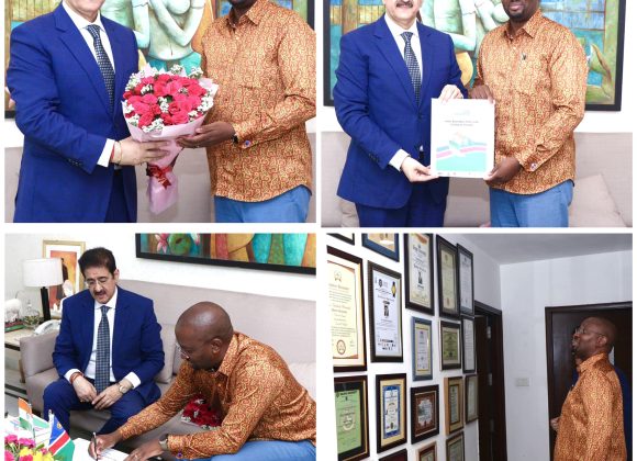 Indo Namibia Cultural Forum Presents Scholarship to Deserving Namibian Student 441187309_10159255551631065_7280663866459617391_n