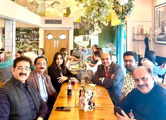 ICMEI London Chapter Meets to Enhance Indo-UK Relations 448089942_10159298229231065_8157358711565035641_n