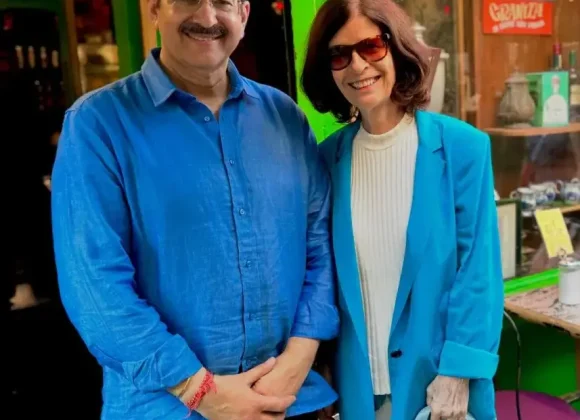 Sandeep Marwah Invites Acclaimed Filmmaker Terry McLuhan to India 449752039_18441618667061784_4691239263060992768_n