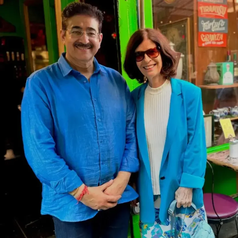 Sandeep Marwah Invites Acclaimed Filmmaker Terry McLuhan to India 449752039_18441618667061784_4691239263060992768_n