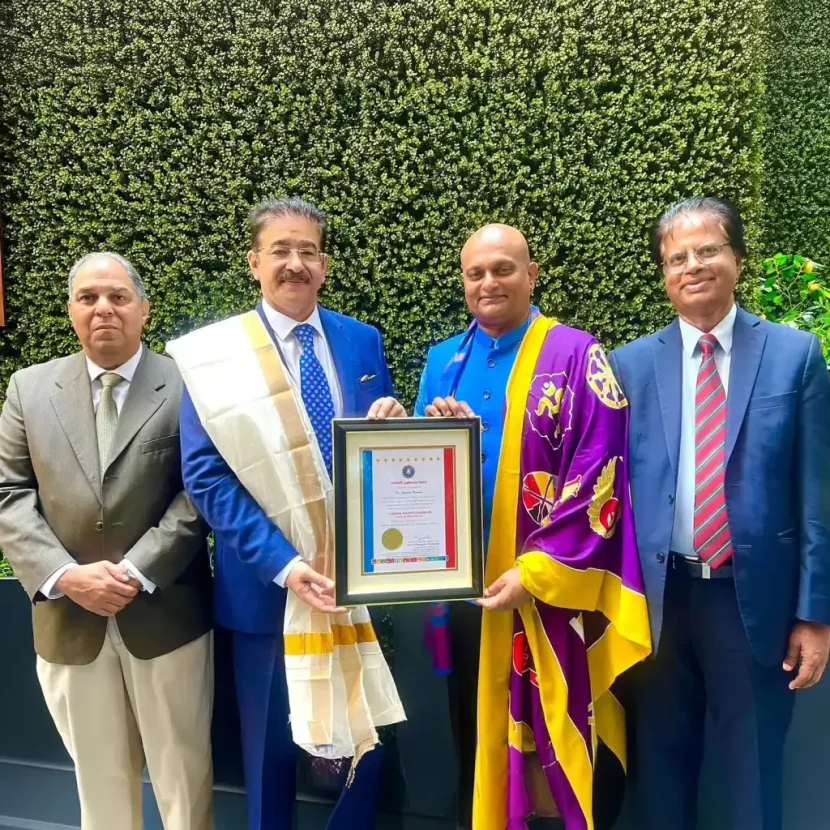 Sandeep Marwah Honored with Title “Lotus of World Peace” in the United States 452113676_10236019085917131_653102124509389843_n