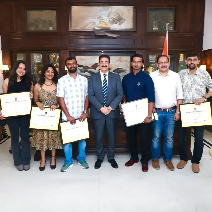 Cast and Crew of Feature Film “DECAY” Engage with Students at Marwah Studios 452161235_10159373969111065_5737861714693444072_n-1