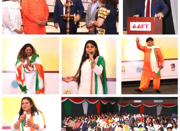 AAFT and ICMEI Celebrate 78th Independence Day with Patriotic Fervor at Noida Film City 455602320_10159444768886065_4488004180119470433_n