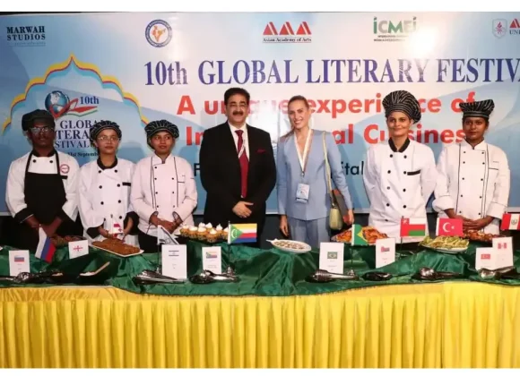 Russian Cuisine Enthralls at 10th Global Literary Festival Noida 2024 460844224_10159557059291065_1576432010481423316_n