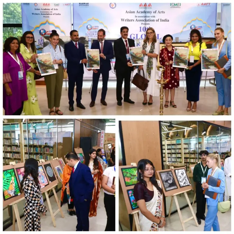 Painting Exhibition Inaugurated at 10th Global Literary Festival Noida 2024 461092083_10236800603894592_2895539434867785927_n