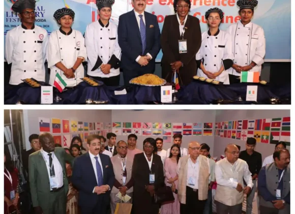 ICMEI-Food Festival Showcases Cuisine from Chad at 10th Global Literary Festival Noida 461103189_10236813744143090_1622404084535130928_n