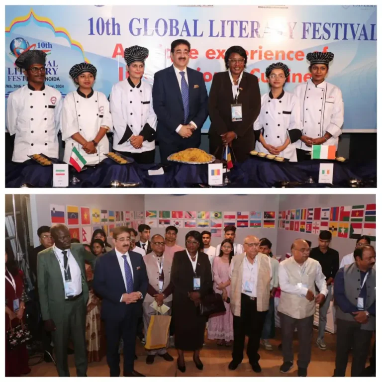 ICMEI-Food Festival Showcases Cuisine from Chad at 10th Global Literary Festival Noida 461103189_10236813744143090_1622404084535130928_n
