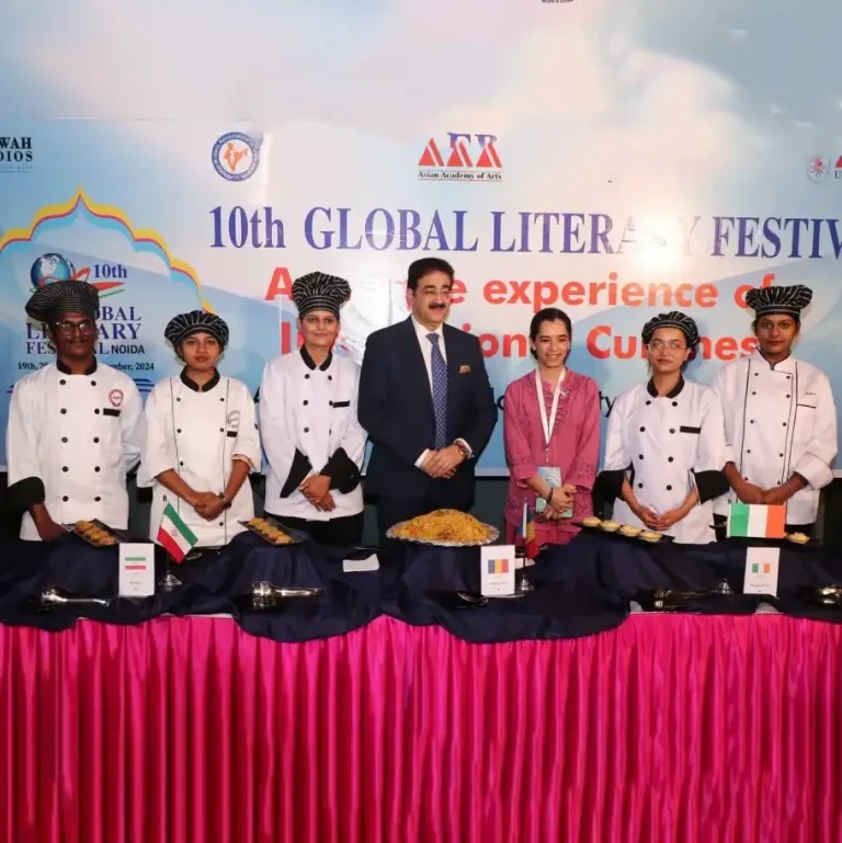 ICMEI-Food Festival Highlights Irish Cuisine at 10th Global Literary Festival Noida 2024 461104084_10236813883226567_3069689126043236243_n