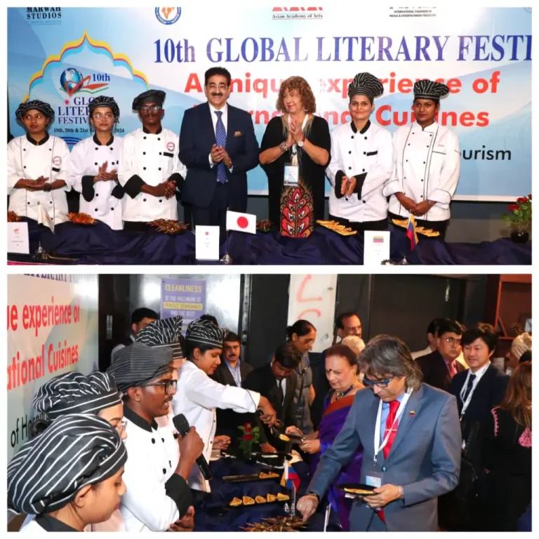 Food Festival Showcases Venezuelan Cuisine at the 10th Global Literary Festival Noida 2024 461161976_10236820017819928_1576795763291194678_n