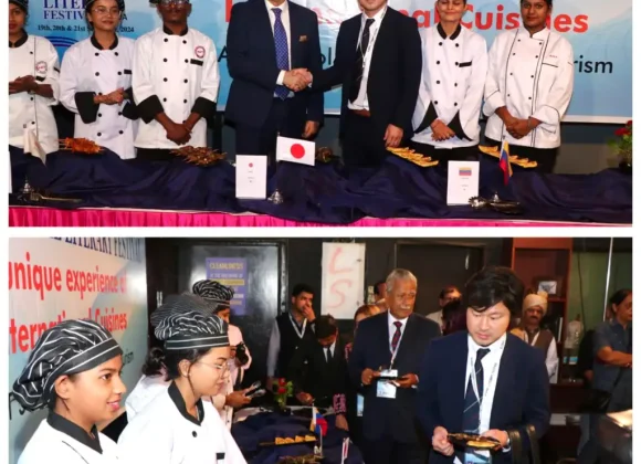 Food Festival Brings Japanese Cuisine to the 10th Global Literary Festival Noida 2024 461237364_10236824068921203_6772921003181608224_n