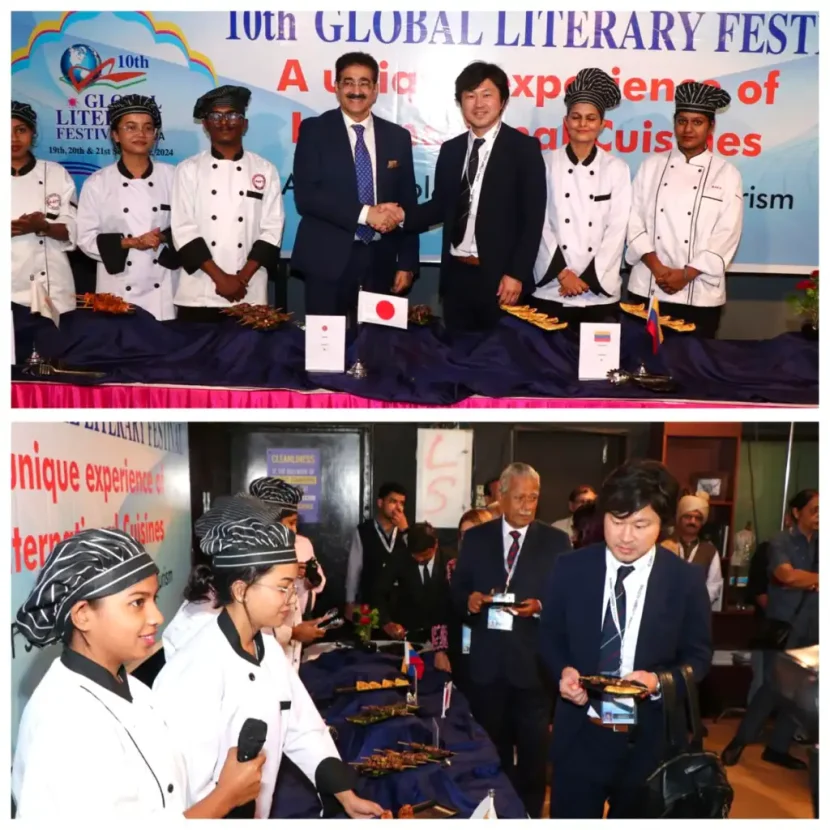 Food Festival Brings Japanese Cuisine to the 10th Global Literary Festival Noida 2024 461237364_10236824068921203_6772921003181608224_n