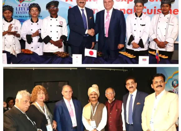 Food Festival Highlights Cypriot Cuisine at the 10th Global Literary Festival Noida 2024 461252401_10236819990899255_1383267617217848308_n