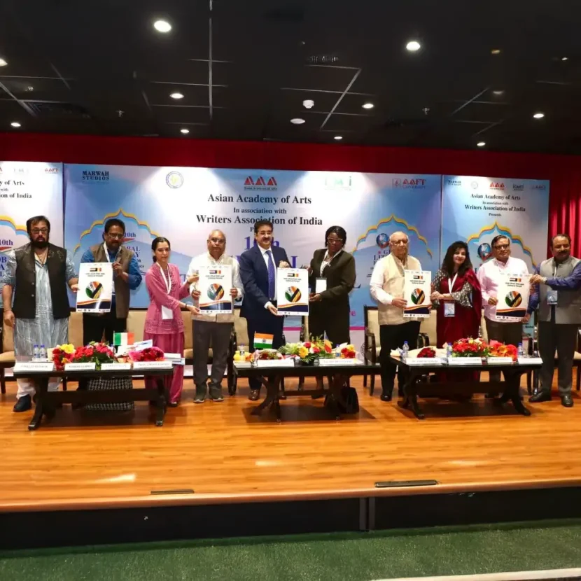 Indo-Chad Film and Cultural Forum Launched at the 10th Global Literary Festival Noida 2024 461260238_10236814237715429_8114957539719525164_n-1