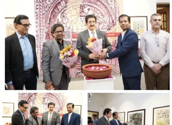 Contours of Delhi’ Exhibition by Soumen Dutta Inaugurated at Travancore Palace 466790361_10237644414669334_4130881323894976947_n