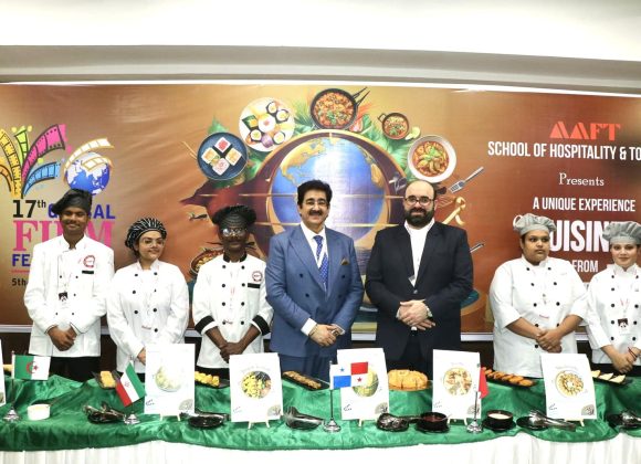 AAFT School of Hospitality and Tourism Showcases Iranian Cuisine at the 17th Global Film Festival 469893996_10159994026511065_8219411060765623558_n