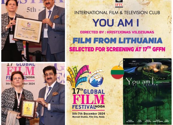 Award of Distinction for Lithuanian Film “You Am I” at 17th Global Film Festival Noida 469907579_10159994648311065_6142631456720499989_n-1