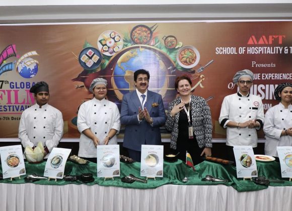 AAFT School of Hospitality and Tourism Presents Cuisines of Lithuania at the 17th Global Film Festival Noida 469983841_10159994557251065_5927055928481732076_n