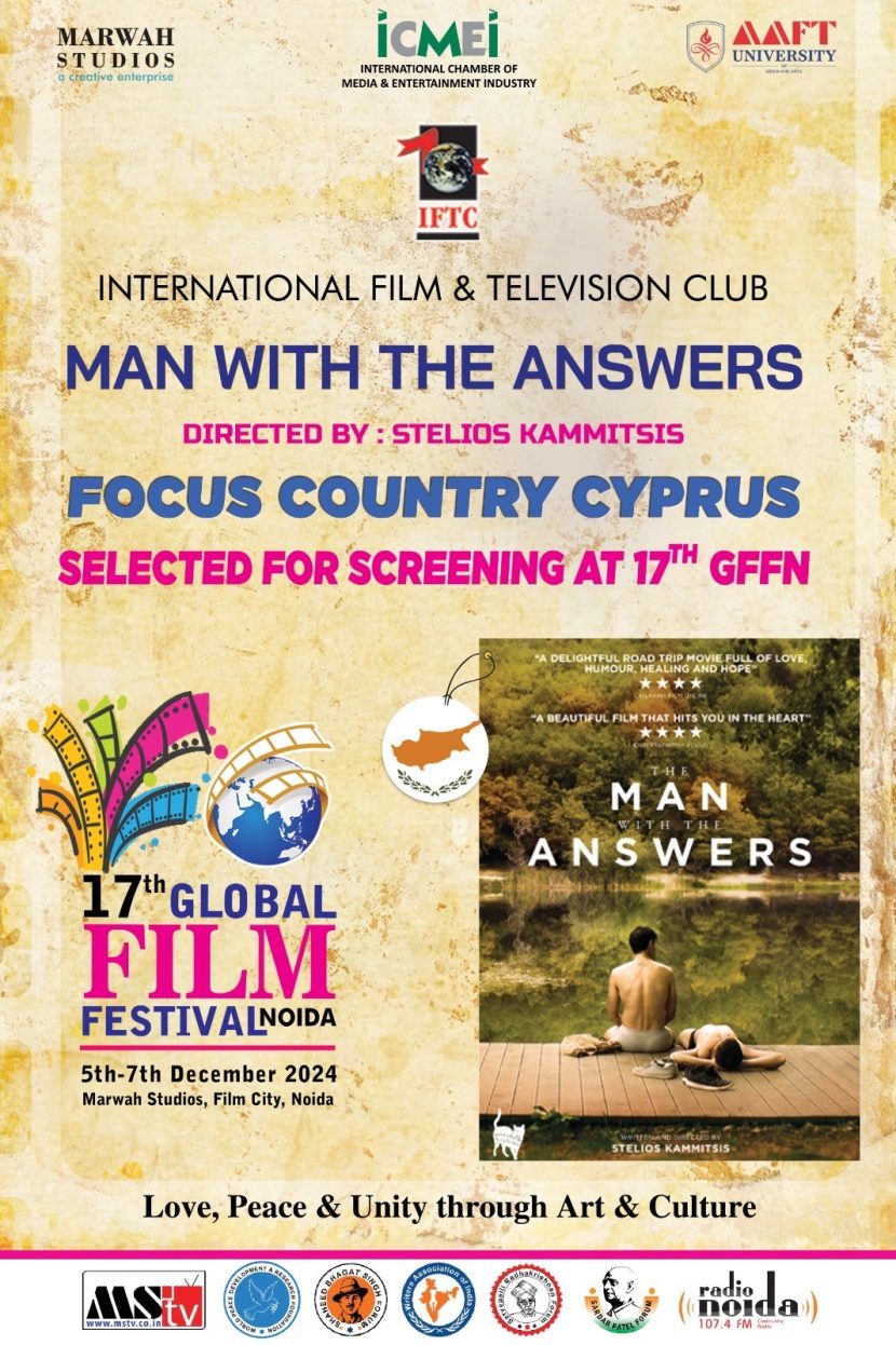 Award of Distinction Presented to “Man With The Answers” from Cyprus at 17th Global Film Festival Noida 2024 thumbnail_7fa60416-0fd4-4d6c-8f76-9e04912db52c