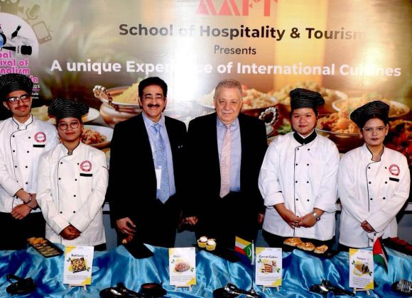 AAFT Showcases the Rich Culinary Heritage of Palestine and Iraq at the 13th Global Festival of Journalism & AVGC Noida 2025 479185851_10160119569666065_1403666621281033993_n