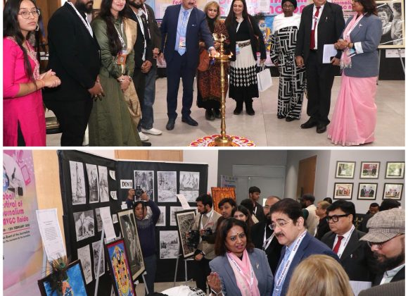 AAFT School of Fine Arts Hosts Inspiring Painting Exhibition at the 13th Global Festival of Journalism & AVGC 479194890_10160115666356065_4023633033386122190_n-1