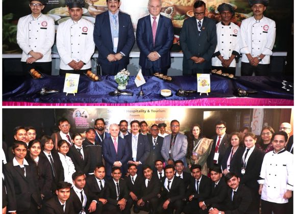 AAFT Showcases the Culinary Heritage of Cyprus at the 13th Global Festival of Journalism & AVGC Noida 2025 480201174_10160119588926065_7833469870389854338_n
