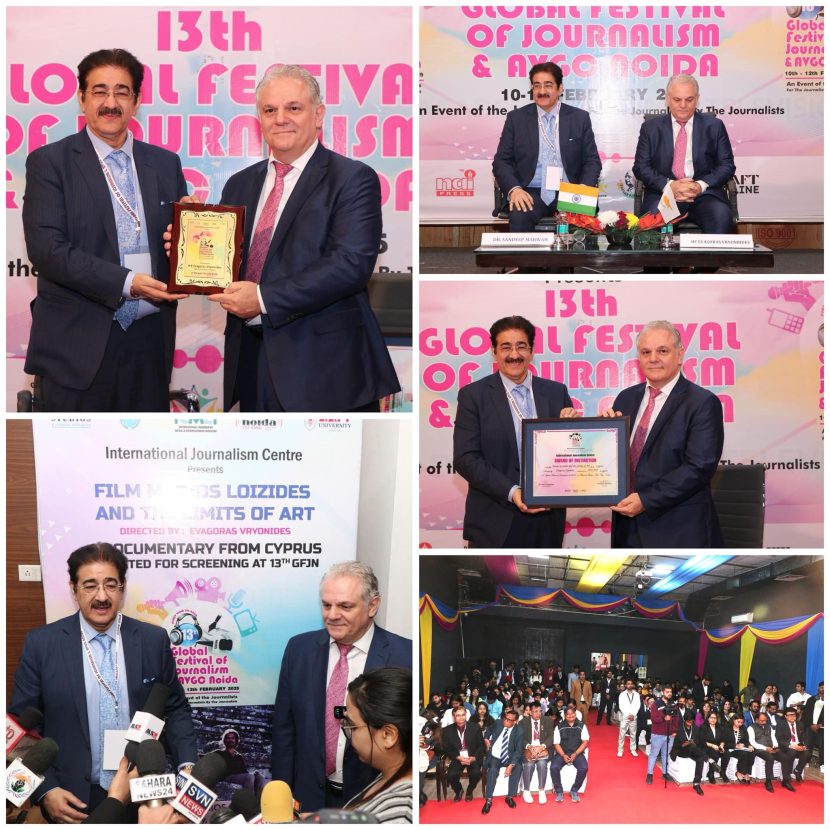 Cyprus Documentary Showcased at the 13th Global Festival of Journalism & AVGC Noida 2025 480217175_10160115692711065_3657819055473863841_n