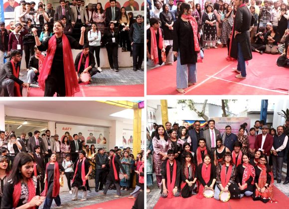 13th Global Festival of Journalism & AVGC Noida 2025 Features Engaging Nukhad Natak by AAFT Students 480716117_10160149025921065_3879080623447119700_n