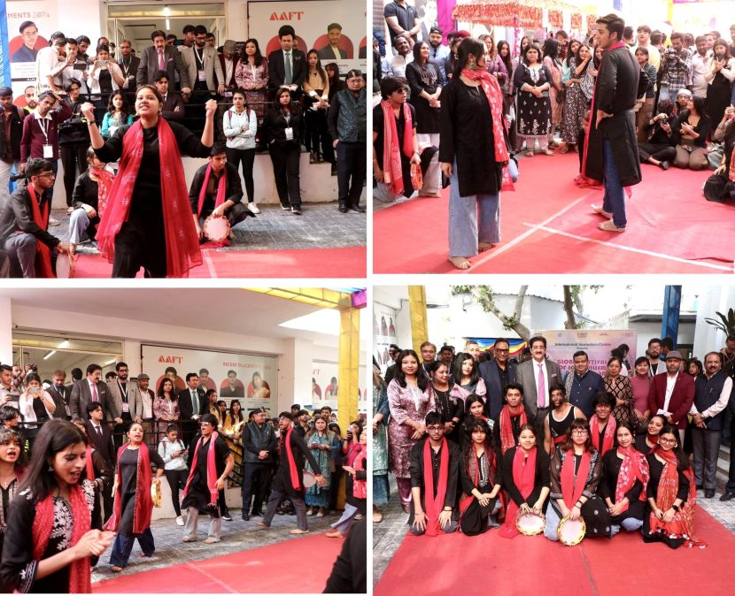 13th Global Festival of Journalism & AVGC Noida 2025 Features Engaging Nukhad Natak by AAFT Students 480716117_10160149025921065_3879080623447119700_n
