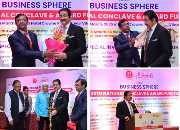 Dr. Sandeep Marwah Inaugurates 20th National Business Conclave & MSME Awards by Business Sphere Magazine 482015384_10160191358701065_2346114806082691450_n