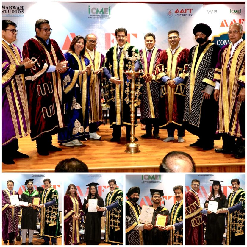 AAFT Convocation of 123rd Batch of Trainees at Marwah Studios Sets a World Record 484216698_10160201509081065_5813089294393969224_n