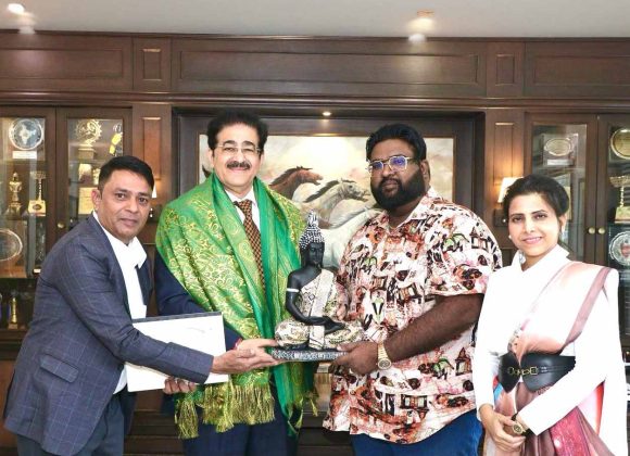 Sri Lankan Delegation Honours Dr. Sandeep Marwah for Strengthening Bilateral Cultural Relations 484860339_10239418042528922_4058042072047655532_n